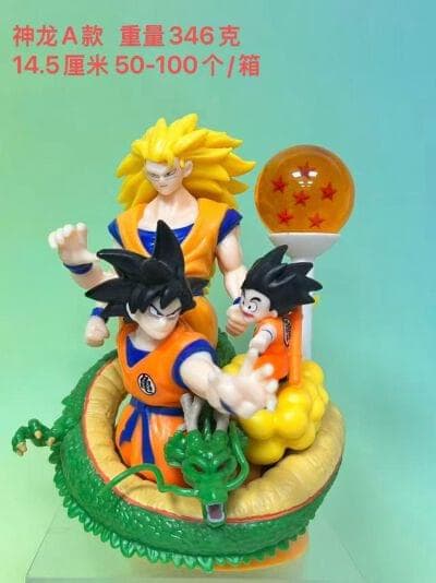 DBZ Goku with Dragon Ball Bust Figure