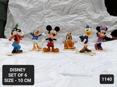 Disney Yellow Base Set of 6