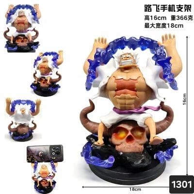 Luffy Gear 5 Figure with Mobile Stand