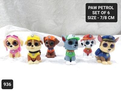 Paw Petrol Set of 6
