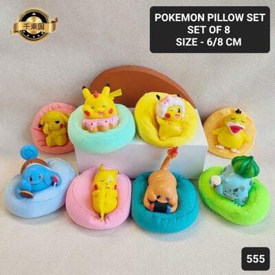 Pillow Pokemon 8 Pcs Set