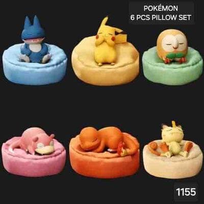 Pokemon Pillow Set of 6 New