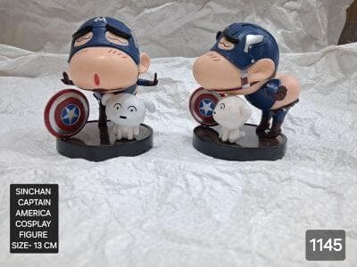 Shinchan Captain America Cosplay
