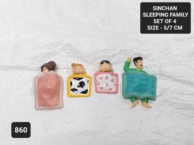 Shinchan Family Sleep Figure