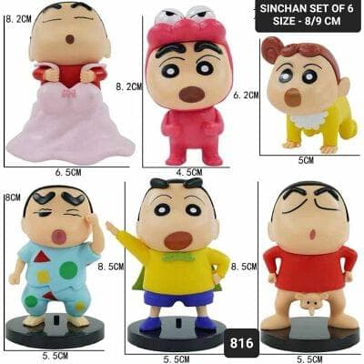 Shinchan Pink Dress Set