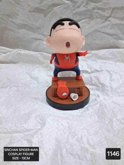 Shinchan Spiderman Cosplay