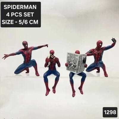 Spiderman 4 Pcs Set