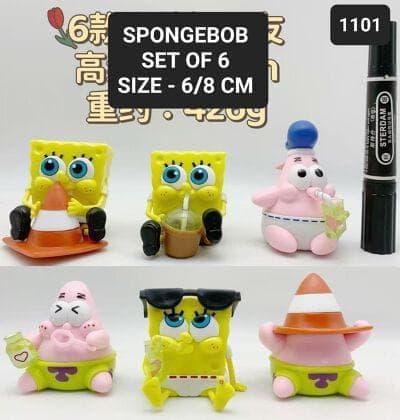 Sponge Bob Set of 6