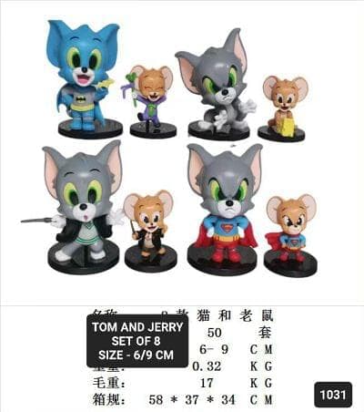 Tom Jerry Cosplay Set of 4