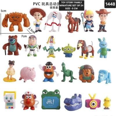 Toy Story Family Miniature Cake Topper Set