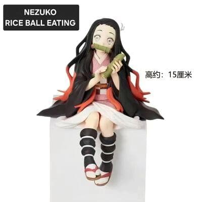 Demon Slayer Nezuko Riceball Eating Figure