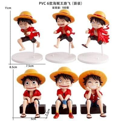 Luffy New 6 Pcs Run Set